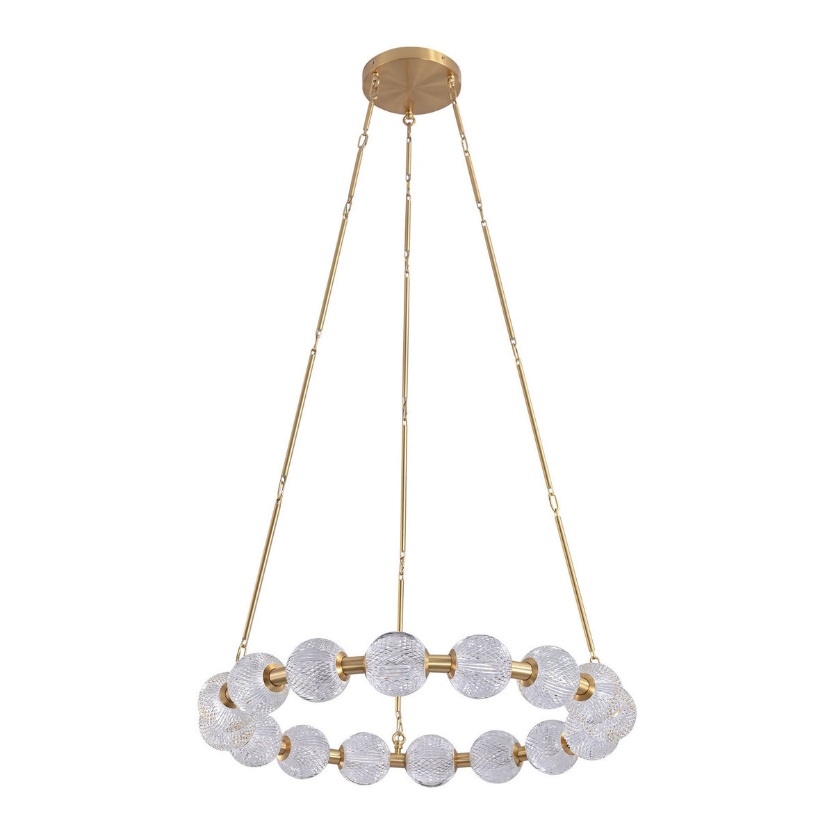 Alora - CH321032NB-UNV-010 - LED Chandelier - Marni - Natural Brass