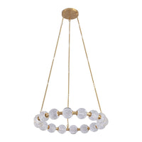 Alora - CH321032NB-UNV-010 - LED Chandelier - Marni - Natural Brass