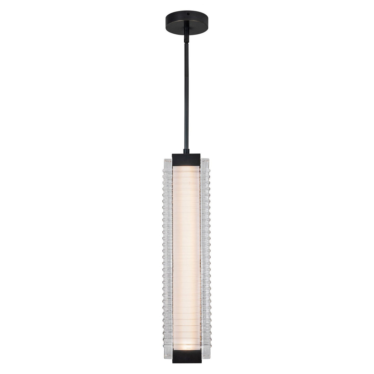 Alora - PD374624UBCR-UNV - LED Pendant - Alai - Urban Bronze/Ribbed Glass
