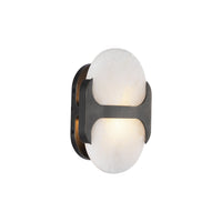 Alora - WV357109UBAR - One Light Wall Vanity - Odin - Urban Bronze/Alabaster