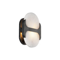 Alora - WV357109UBAR - One Light Wall Vanity - Odin - Urban Bronze/Alabaster