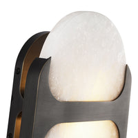 Alora - WV357109UBAR - One Light Wall Vanity - Odin - Urban Bronze/Alabaster