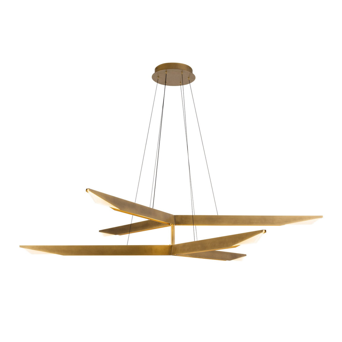 Kuzco Lighting - CH64242-VB-UNV-010 - LED Chandelier - Tachi - Vintage Brass
