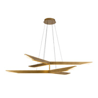 Kuzco Lighting - CH64242-VB-UNV-010 - LED Chandelier - Tachi - Vintage Brass