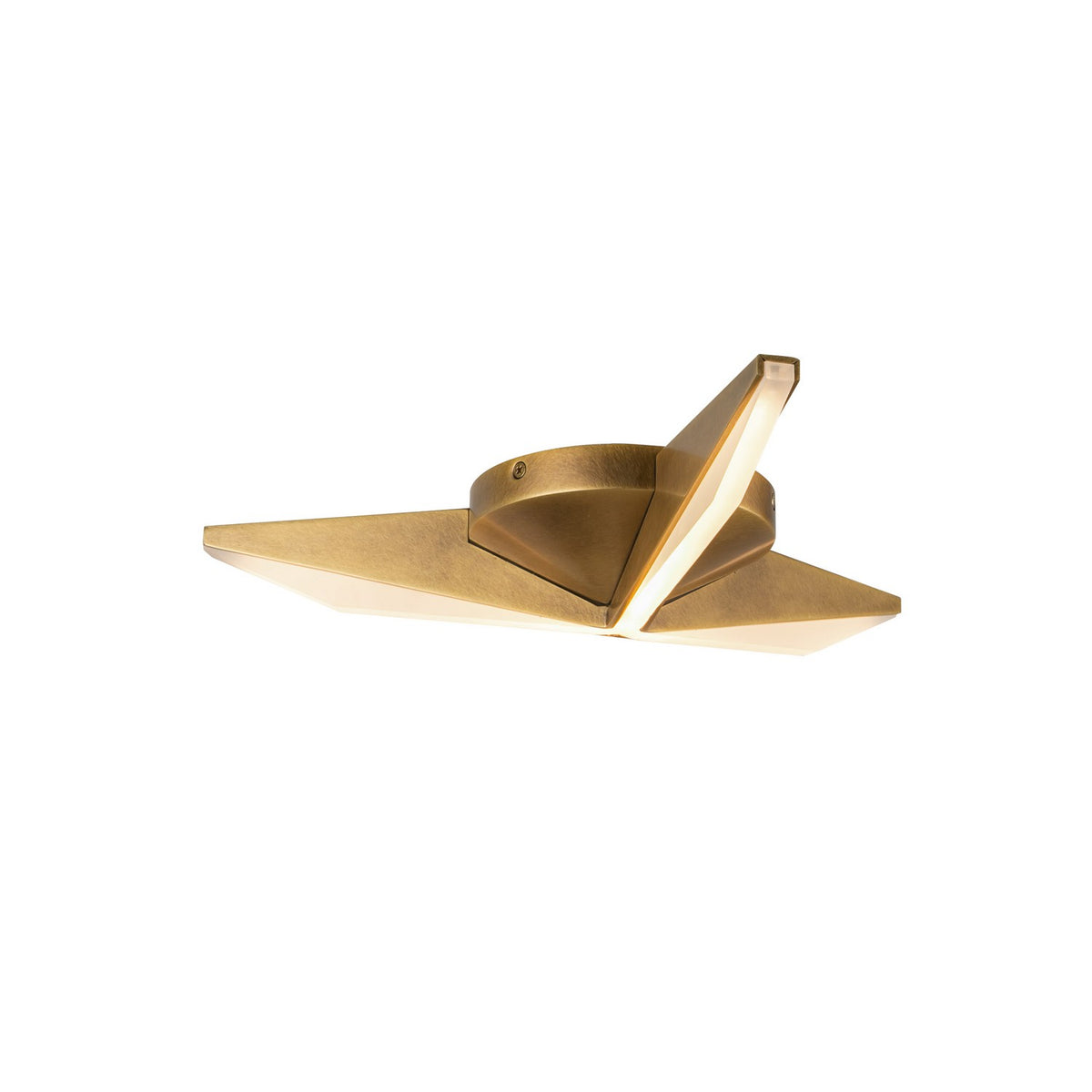 Kuzco Lighting - FM64215-VB - LED Flush Mount - Tachi - Vintage Brass