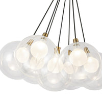 Kuzco Lighting - CH3117-BG - LED Chandelier - Bolla - Brushed Gold