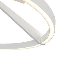 Kuzco Lighting - SF27724-WH-3WCCT-UNV - LED Semi-Flush Mount - Roda - White