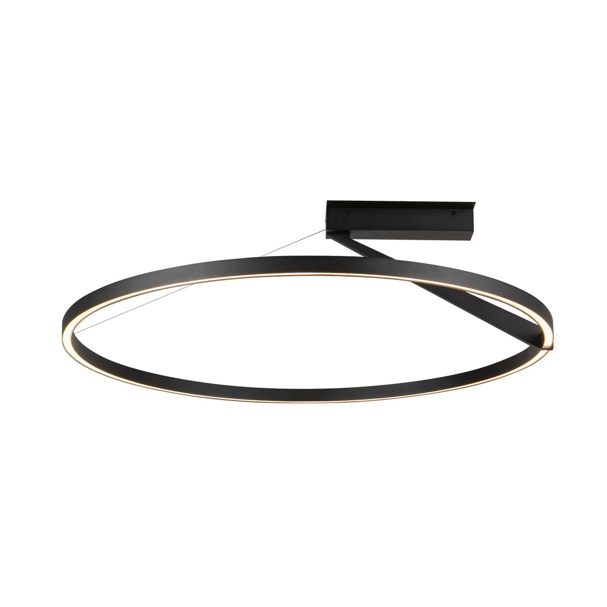 Kuzco Lighting - SF27731-BK-3WCCT-UNV - LED Semi-Flush Mount - Roda - Black