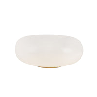 Kuzco Lighting - TL12413-VB/OP - LED Table Lamp - Nimbus - Vintage Brass/Opal Glass