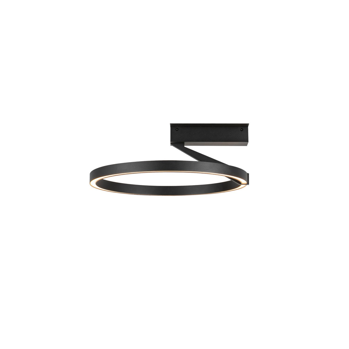 Kuzco Lighting - SF27716-BK-3WCCT-UNV - LED Semi-Flush Mount - Roda - Black