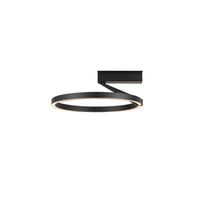 Kuzco Lighting - SF27716-BK-3WCCT-UNV - LED Semi-Flush Mount - Roda - Black