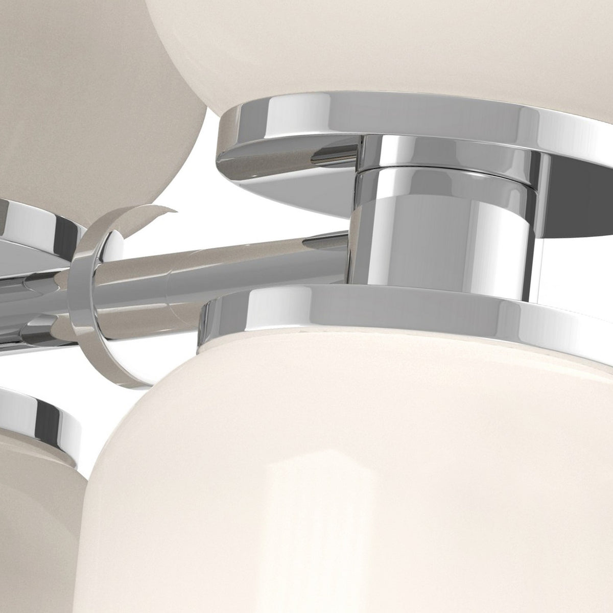 Kuzco Lighting - WS57712-CH/GO - Two Light Wall Sconce - Nola - Chrome/Glossy Opal Glass