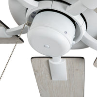 Kuzco Lighting - CF78752-WH-NLP - 52"Ceiling Fan - Erikson - White