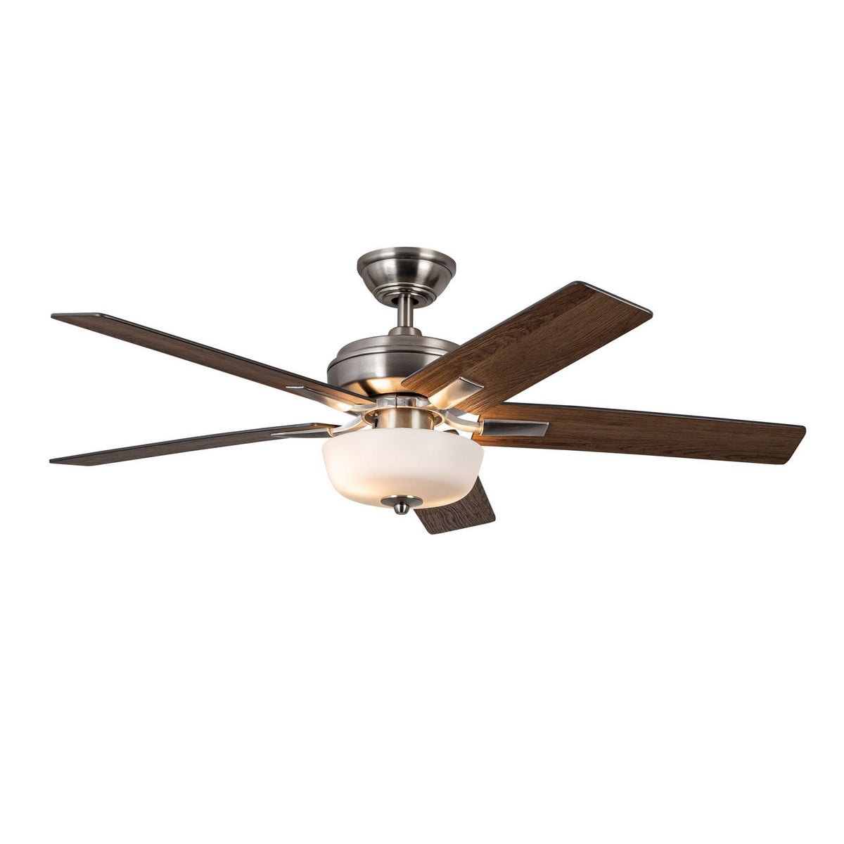 Kuzco Lighting - CF78752-BN-LKW - 52"Ceiling Fan - Erikson - Brushed Nickel