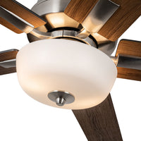 Kuzco Lighting - CF78752-BN-LKW - 52"Ceiling Fan - Erikson - Brushed Nickel