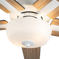 Kuzco Lighting - CF78752-WH-LKW - 52"Ceiling Fan - Erikson - White