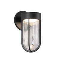 Kuzco Lighting - EW17627-BK - LED Exterior Wall Sconce - Davy - Black