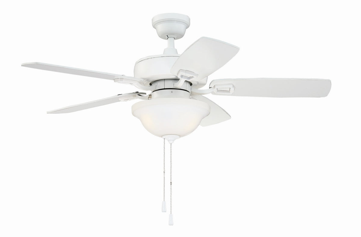Craftmade - TCE42W5C1-C - 42" Ceiling Fan - Twist N Click - White