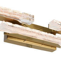 CWI Lighting - 1586W36-3-624 - LED Vanity Light - Valira - Brass