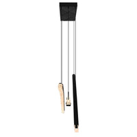 CWI Lighting - 1710P70-3-101 - LED Chandelier - Saber - Black