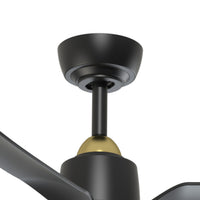 Kuzco Lighting - CF92942-BG/MB - 42"Ceiling Fan - Hugo - Brushed Gold/Matte Black