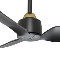 Kuzco Lighting - CF92942-BG/MB - 42"Ceiling Fan - Hugo - Brushed Gold/Matte Black