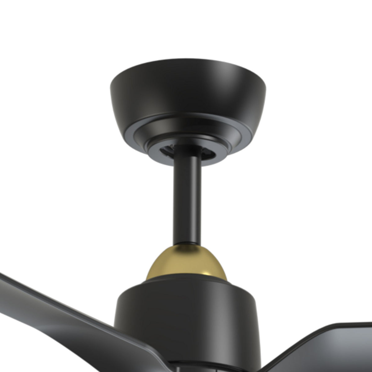 Kuzco Lighting - CF92952-BG/MB - 52"Ceiling Fan - Hugo - Brushed Gold/Matte Black