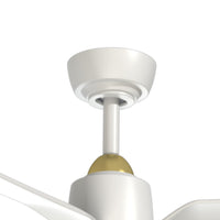 Kuzco Lighting - CF92952-BG/WH - 52"Ceiling Fan - Hugo - Brushed Gold/Matte White