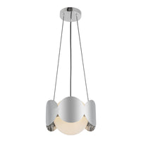 Kuzco Lighting - CH59810-CH/OP - One Light Chandelier - Ciel - Chrome/Opal Glass