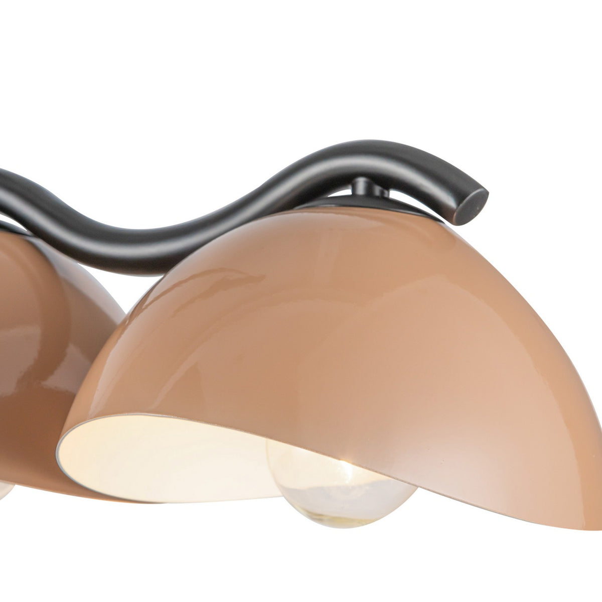 Kuzco Lighting - LP57642-BK/PEC - Seven Light Linear Pendant - Atlas - Black/Peach