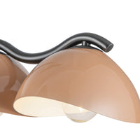 Kuzco Lighting - LP57642-BK/PEC - Seven Light Linear Pendant - Atlas - Black/Peach