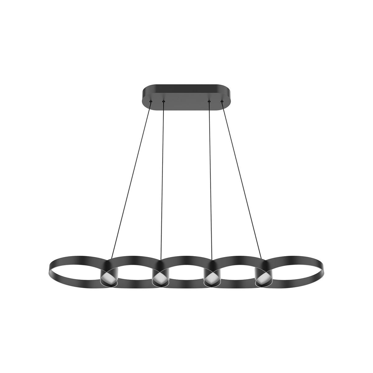 Kuzco Lighting - LP90838-BK-UNV - LED Linear Pendant - Maestro - Black