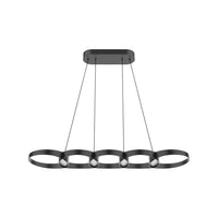 Kuzco Lighting - LP90838-BK-UNV - LED Linear Pendant - Maestro - Black