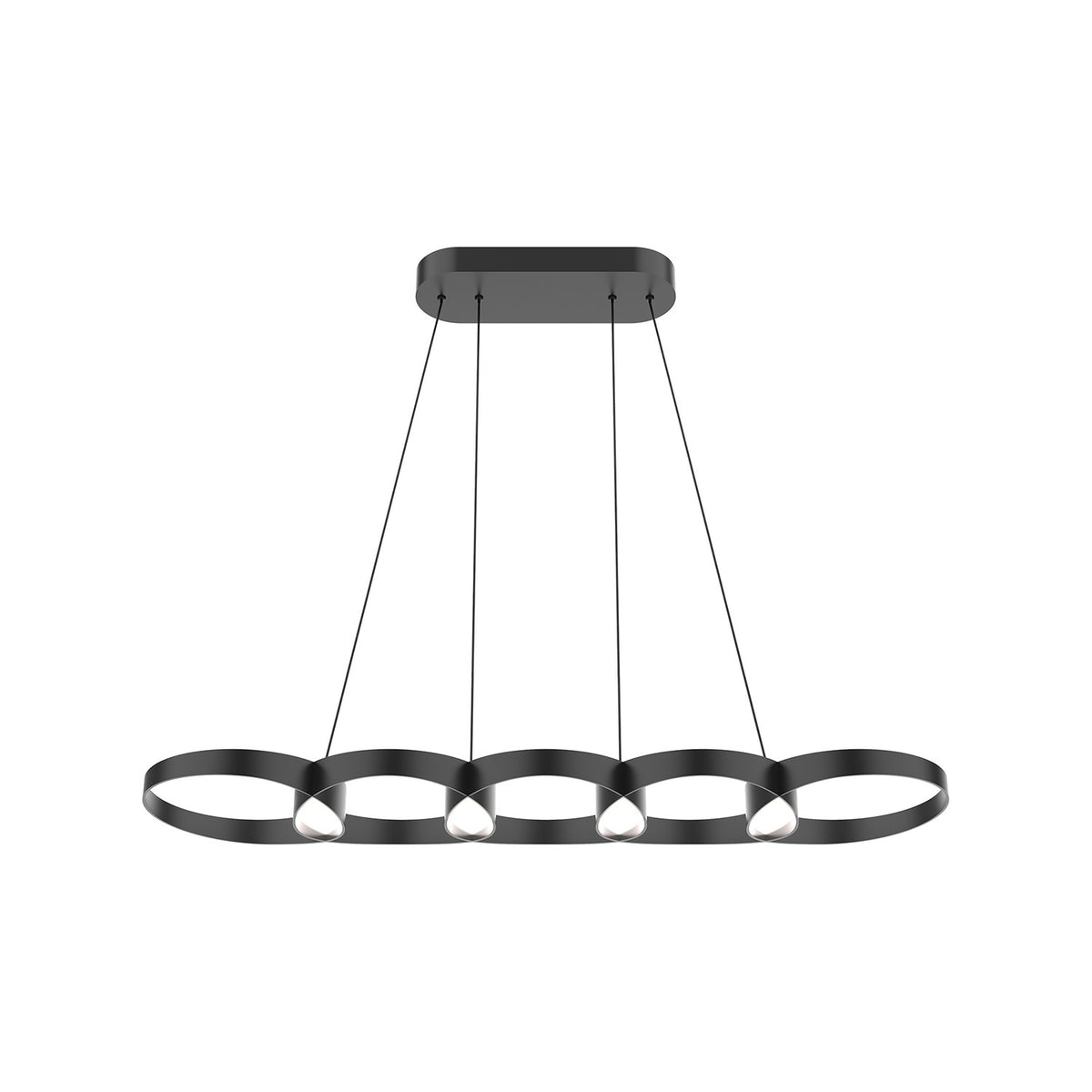 Kuzco Lighting - LP90838-BK-UNV - LED Linear Pendant - Maestro - Black
