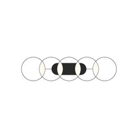 Kuzco Lighting - LP90838-BK-UNV - LED Linear Pendant - Maestro - Black