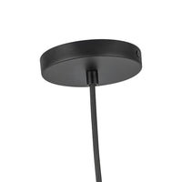 Kuzco Lighting - PD34216-BK/OP - One Light Pendant - Marco - Black/Opal Glass