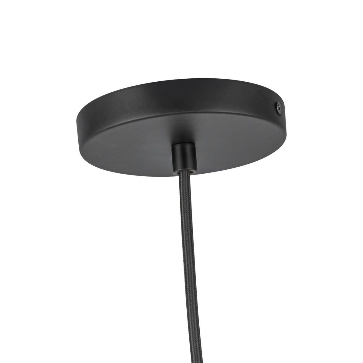 Kuzco Lighting - PD34612-BK/OP - One Light Pendant - Marco - Black/Opal Glass