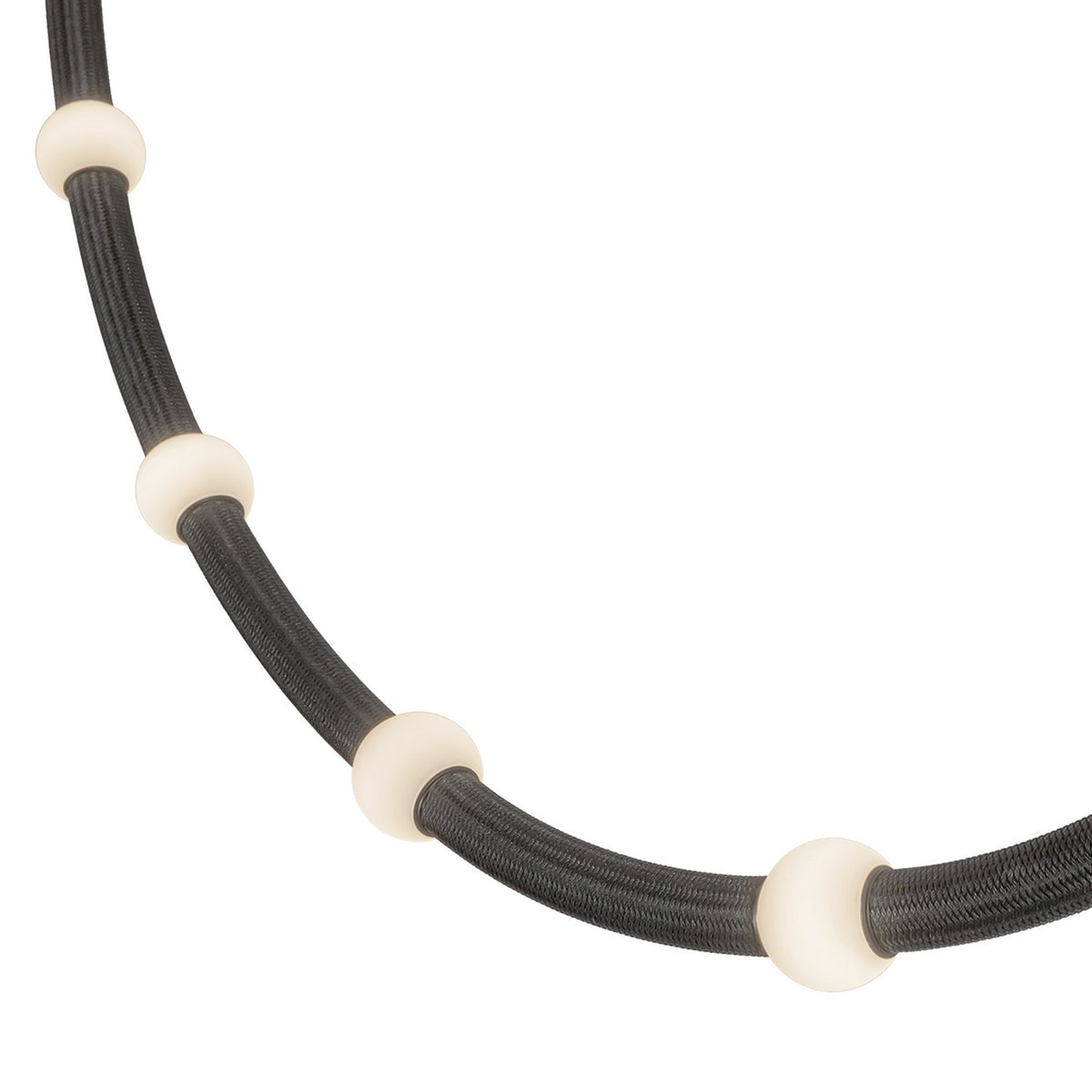 Kuzco Lighting - PD39310-BK/OP-UNV-010 - LED Pendant - Corda - Black/Opal Glass