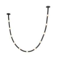 Kuzco Lighting - PD39310-BK/OP-UNV-010-RT - LED Pendant - Corda - Black/Opal Glass