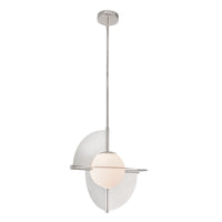 Kuzco Lighting - PD65116-PN/OP-UNV - LED Pendant - Scorpio - Polished Nickel/Opal Glass