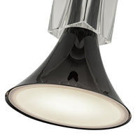 Kuzco Lighting - PD94108-GBK/CC-UNV - LED Pendant - Floe - Glossy Black/Clear Crystal