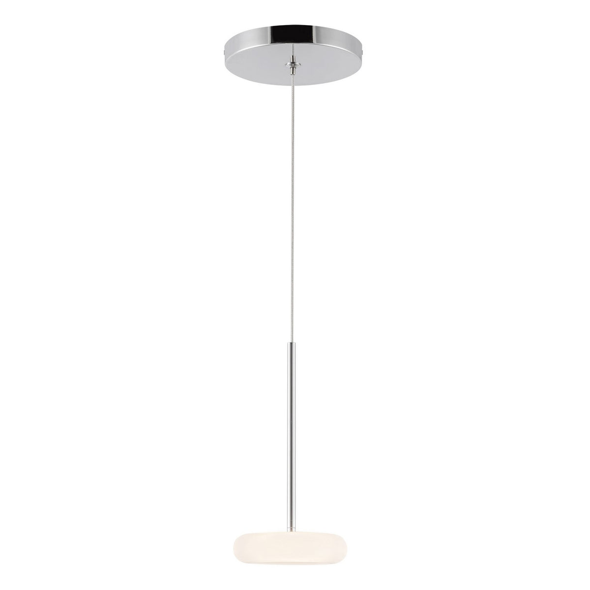Kuzco Lighting - PD97204-CH/FR - LED Pendant - Stephord - Chrome/Frosted Glass