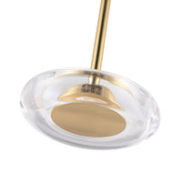 Kuzco Lighting - PD97204-MRB/CL - LED Pendant - Stephord - Metallic Brass/Clear Glass