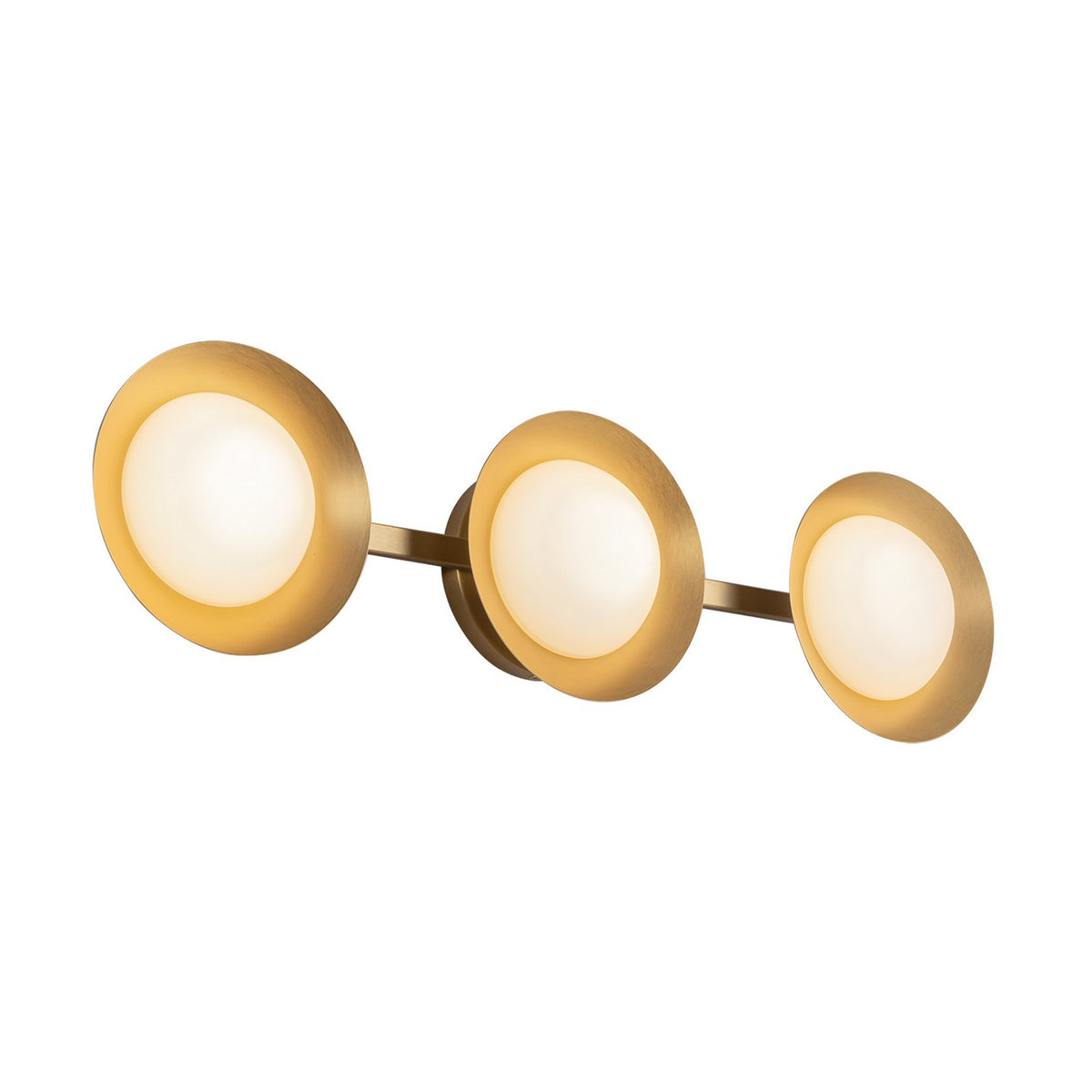 Kuzco Lighting - VL77923-BG/OP - LED Vanity - Cleo - Brushed Gold/Opal Glass