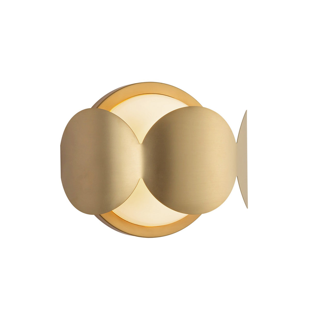 Kuzco Lighting - WS59810-BG/OP - One Light Wall Sconce - Ciel - Brushed Gold/Opal Glass