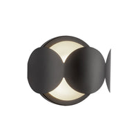 Kuzco Lighting - WS59810-BK/OP - One Light Wall Sconce - Ciel - Black/Opal Glass