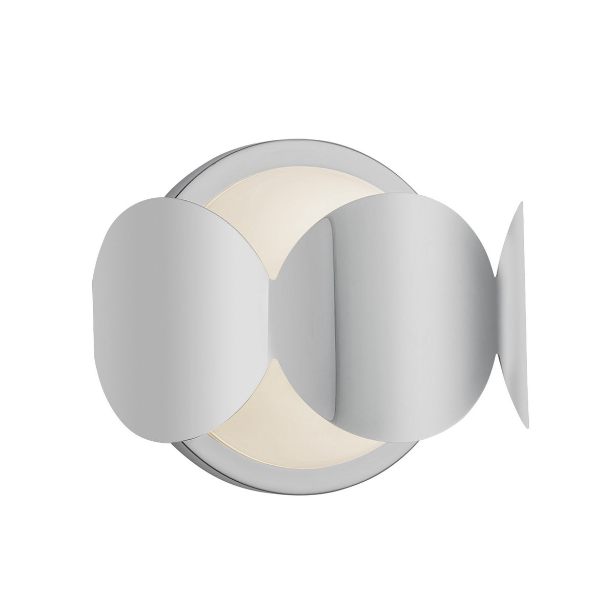 Kuzco Lighting - WS59810-CH/OP - One Light Wall Sconce - Ciel - Chrome/Opal Glass