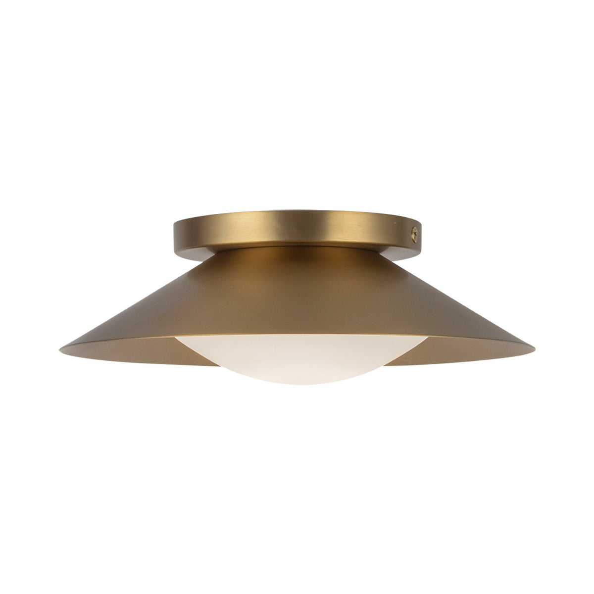 Kuzco Lighting - WS77909-BG/OP - LED Wall Sconce - Cleo - Brushed Gold/Opal Glass