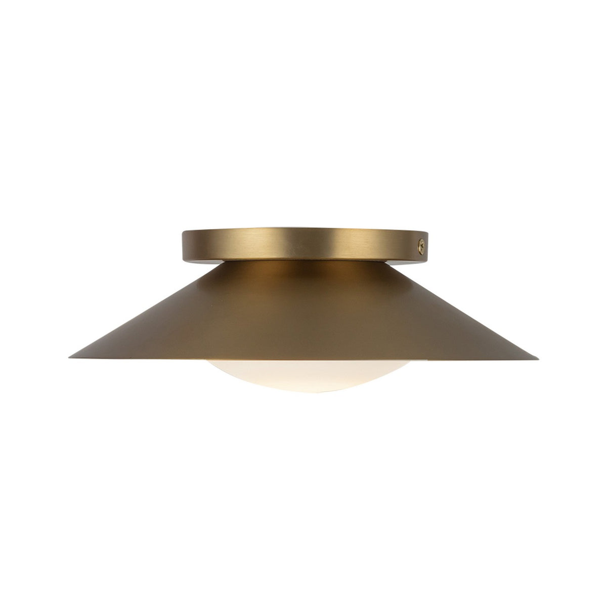 Kuzco Lighting - WS77909-BG/OP - LED Wall Sconce - Cleo - Brushed Gold/Opal Glass