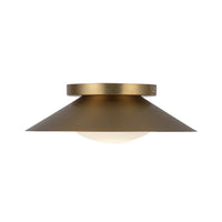 Kuzco Lighting - WS77909-BG/OP - LED Wall Sconce - Cleo - Brushed Gold/Opal Glass